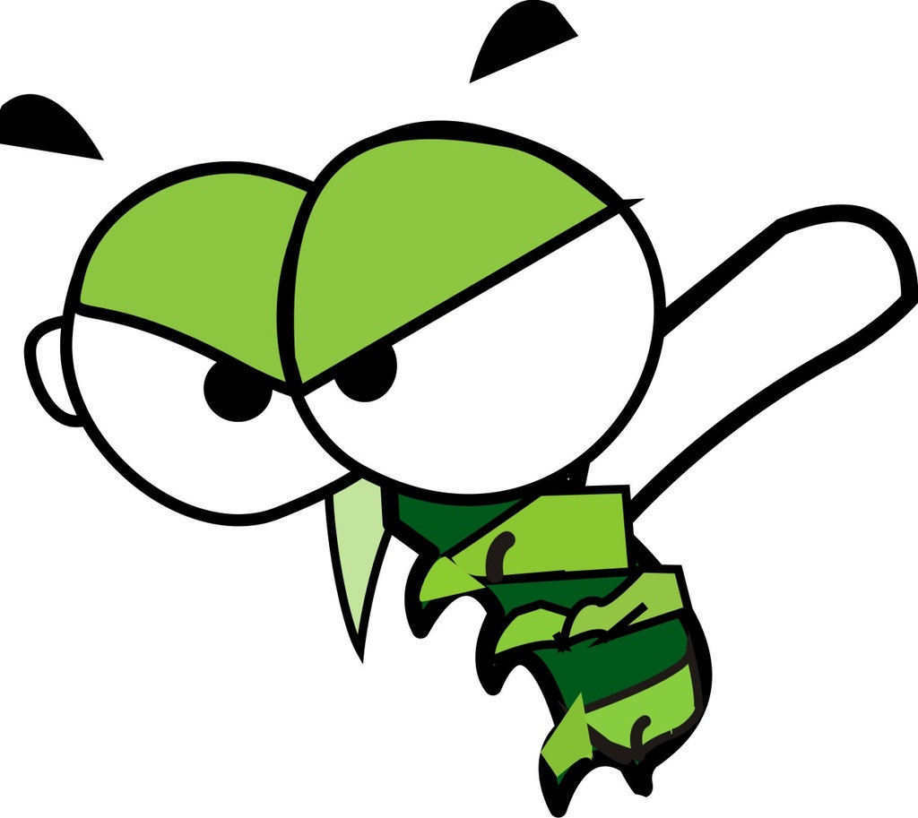 一只苍蝇的卡通风格插图图片免费下载-5043069341-千图网Pro